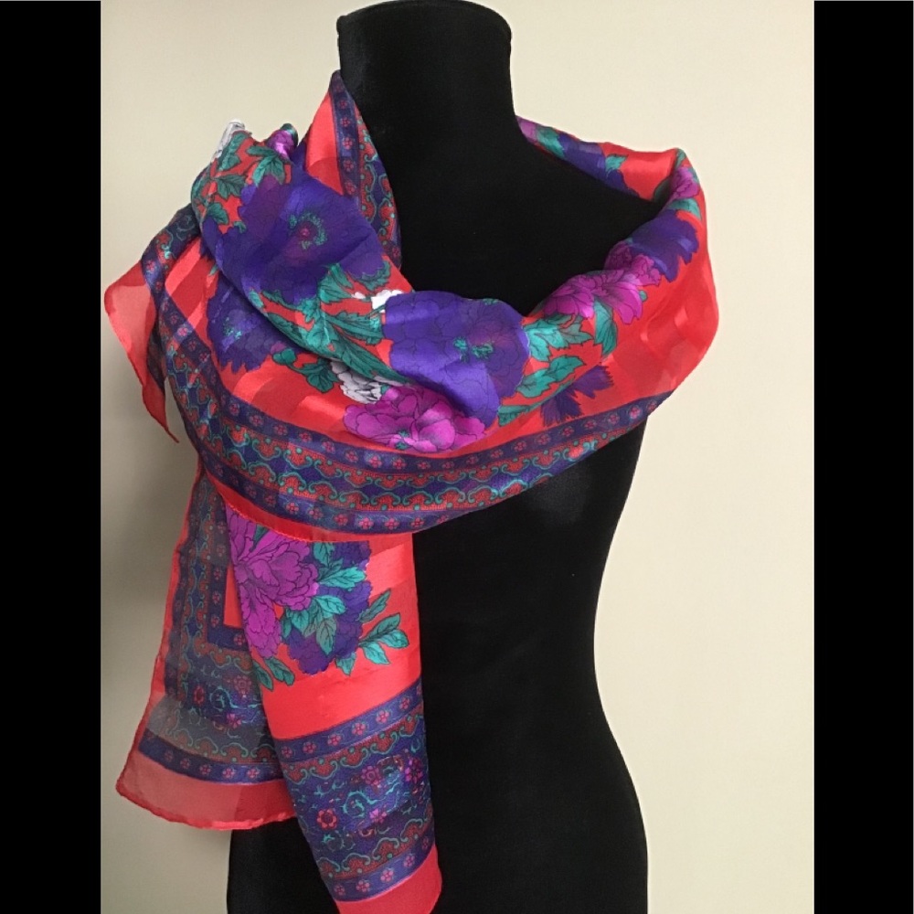 Floral Scarf Wrap Scarve